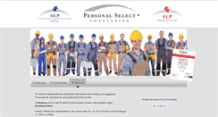 Desktop Screenshot of personalselect.de